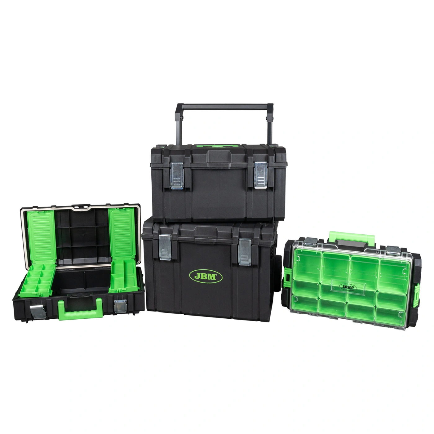 Carrinho Modular com 4 Caixas Empilháveis - JBM 5