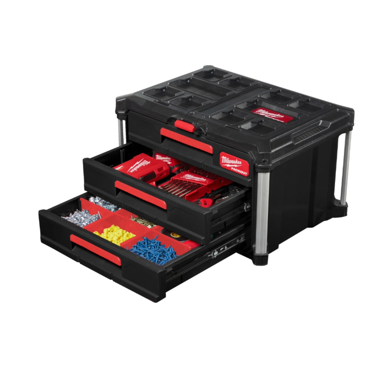 Caixa Organizadora PACKOUT™ de 3 Gavetas - Milwaukee - 5