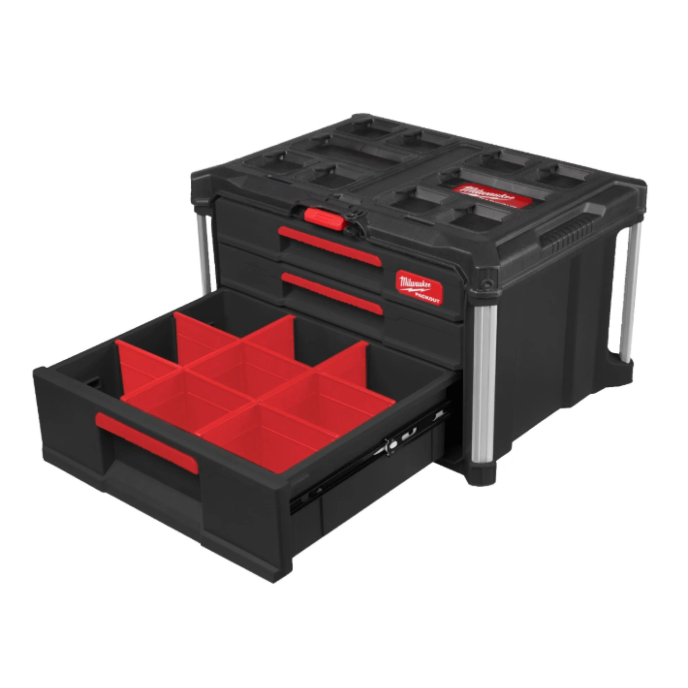 Caixa de 2+1 Gaveta Organizadoras PACKOUT - Milwaukee - 1