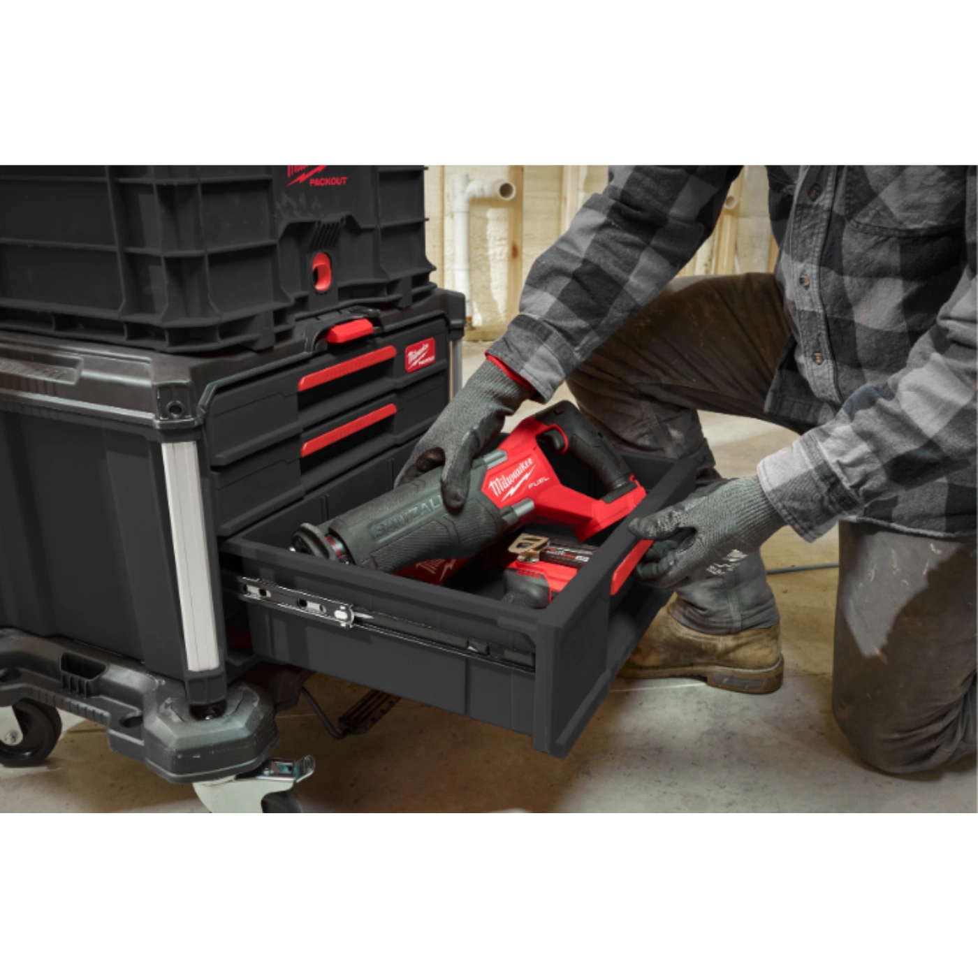 Caixa de 2+1 Gaveta Organizadoras PACKOUT - Milwaukee - 4