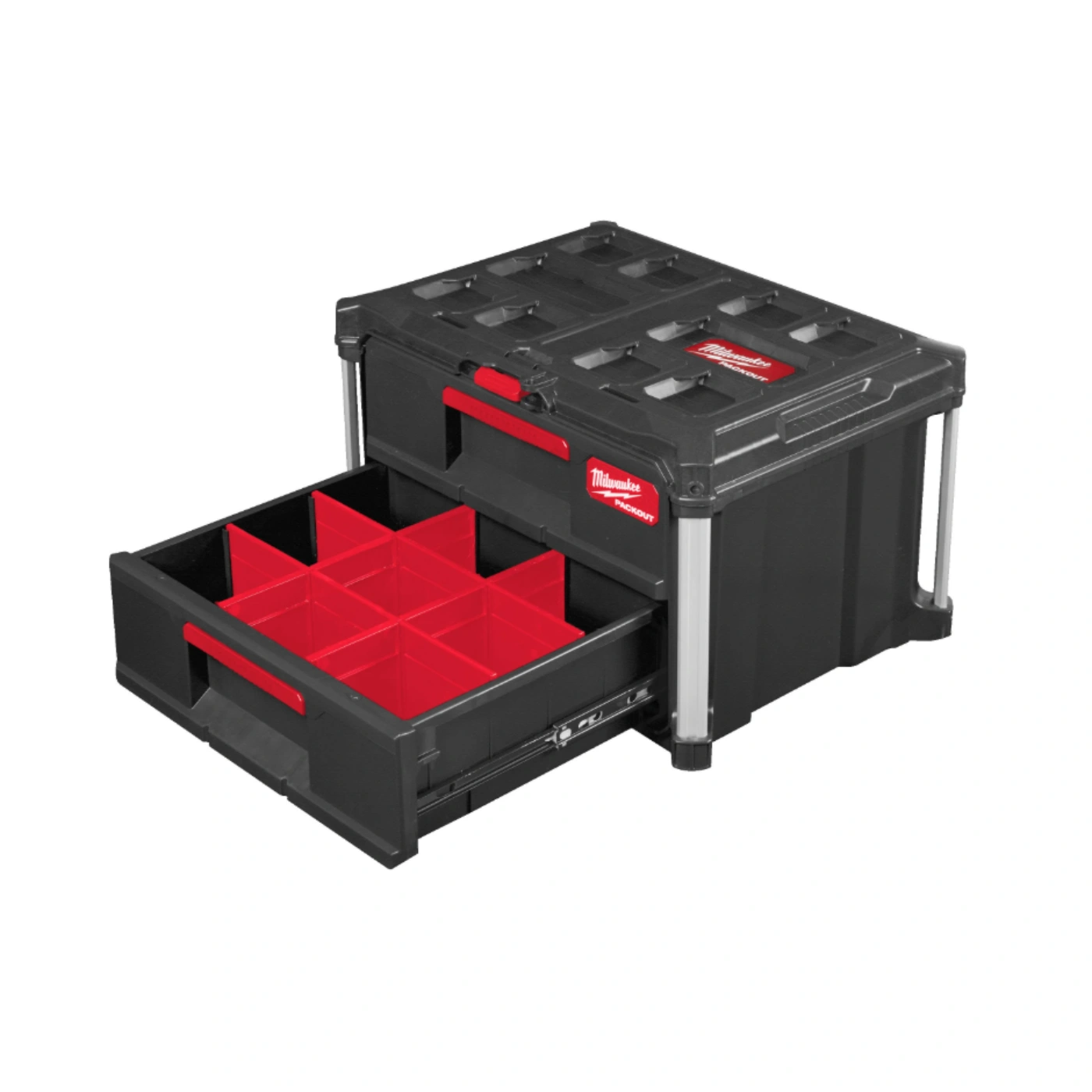 Caixa organizadora PACKOUT™ de 2 Gavetas - Milwaukee - 1