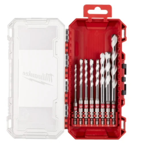 Conjunto 8 Brocas Multimaterial - Milwaukee