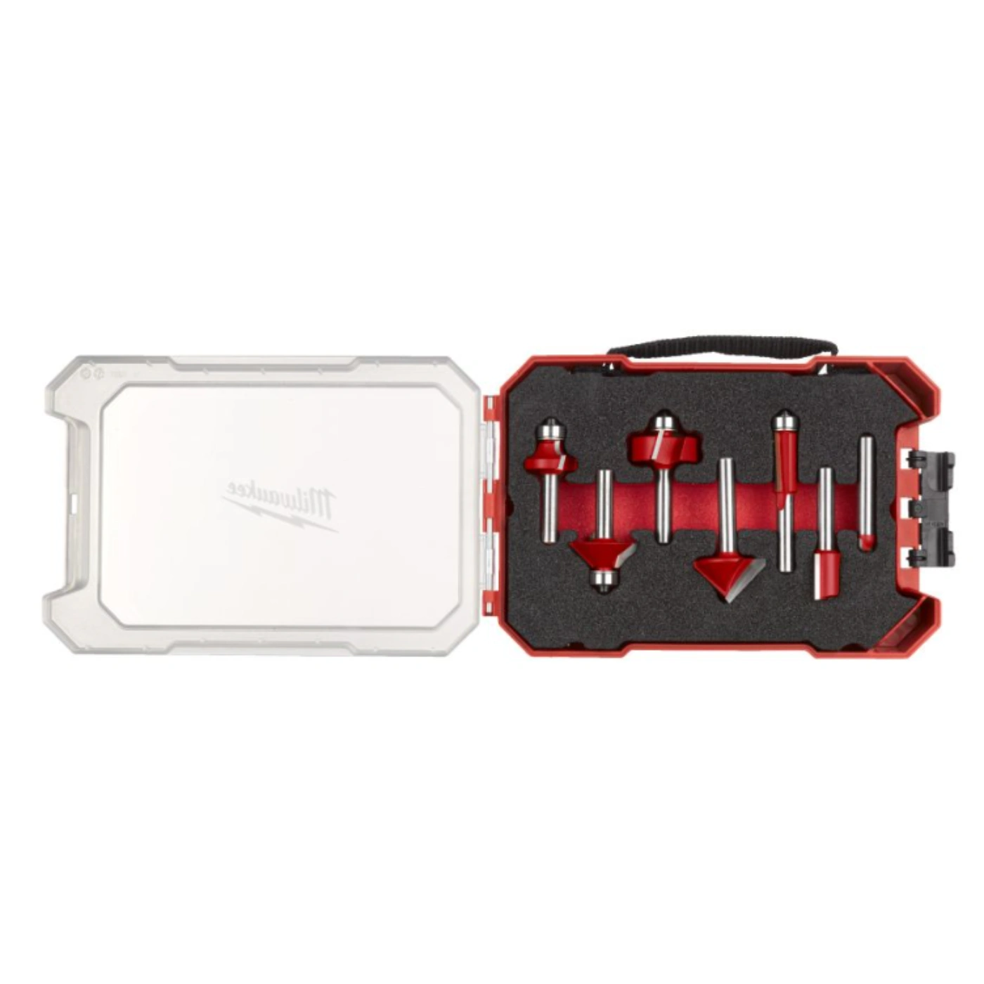 Conjunto de 7 Fresas para Madeira 8mm 2 Gumes - Milwaukee