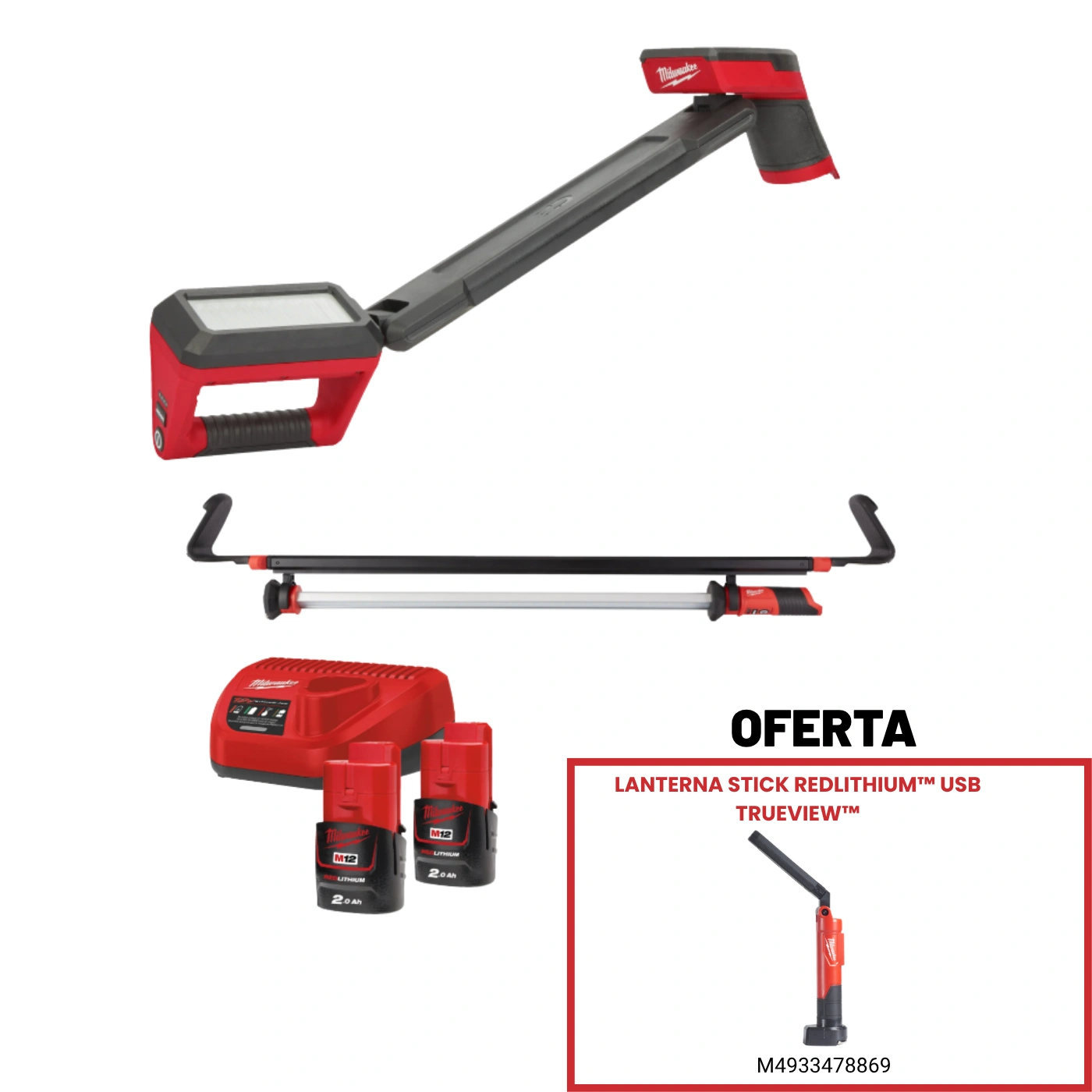 KIT DE ILUMINAÇÃO AUTO M12 - Milwaukee