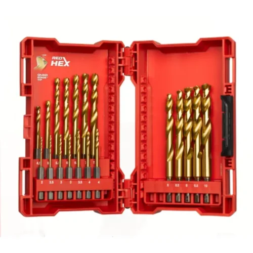 Estojo de 19 Brocas p ChapaMetal HSS-G Shockwave - Milwaukee