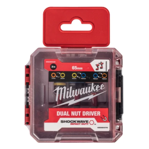 Estojo de 3 Chaves de Caixa com Haste Hex. 14 - Milwaukee