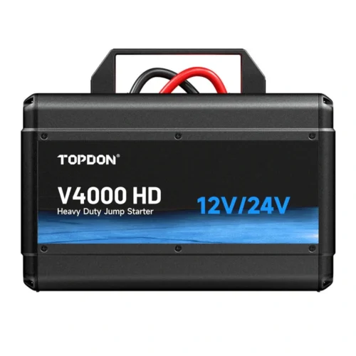 Arrancador de Bateria Profissional 12V_24V TOPDON V4000 HD 4000A