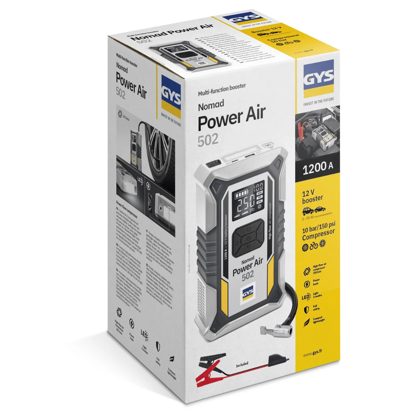 Booster de Lítio NOMAD POWER AIR 502 - 1200AMP 3