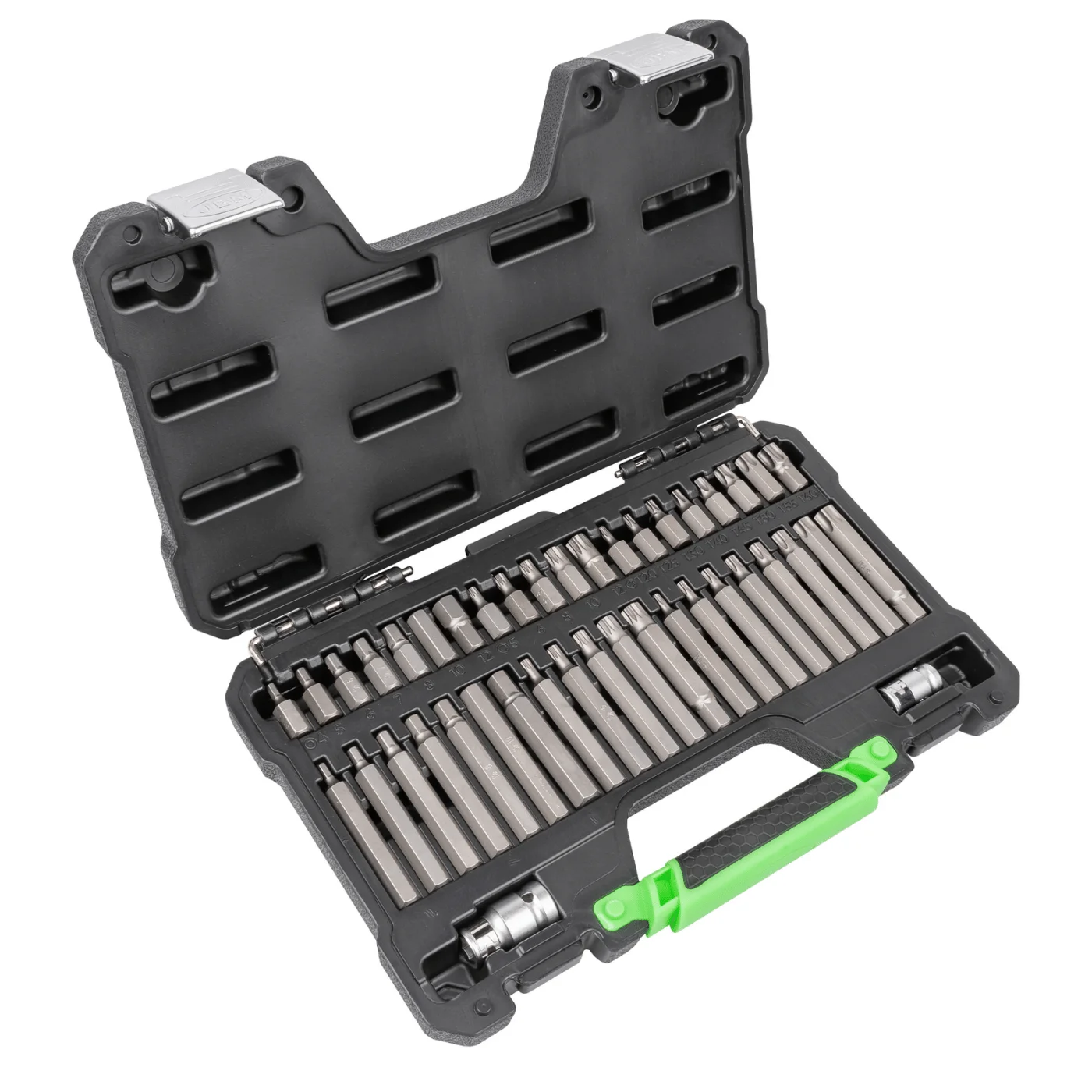 Caixa Ferramentas c/ 42 Pcs para Parafusos TORX 1/2" e 3/8" - JBM 1