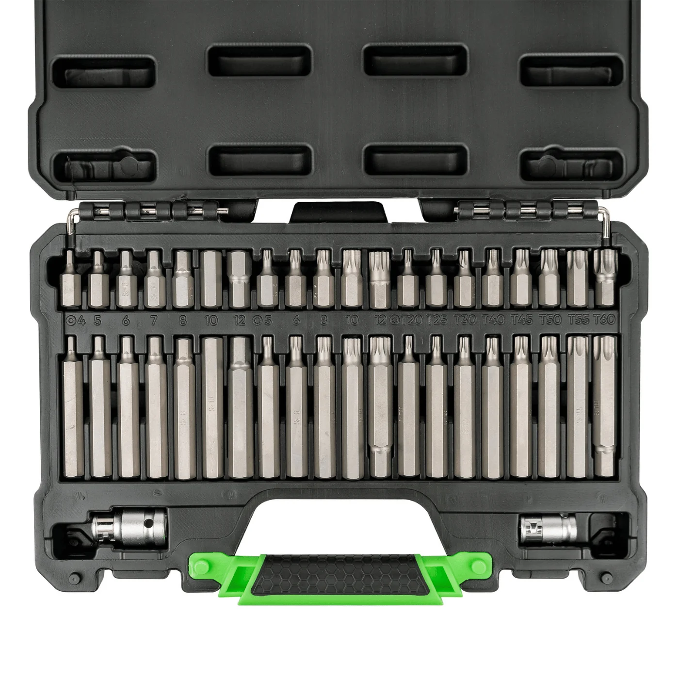 Caixa Ferramentas c/ 42 Pcs para Parafusos TORX 1/2" e 3/8" - JBM 2