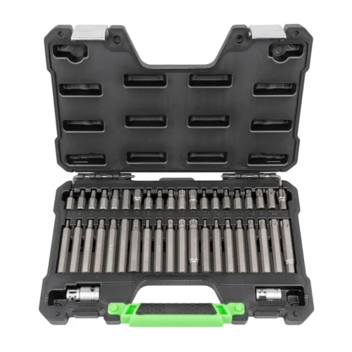 Caixa Ferramentas c/ 42 Pcs para Parafusos TORX 1/2" e 3/8" - JBM