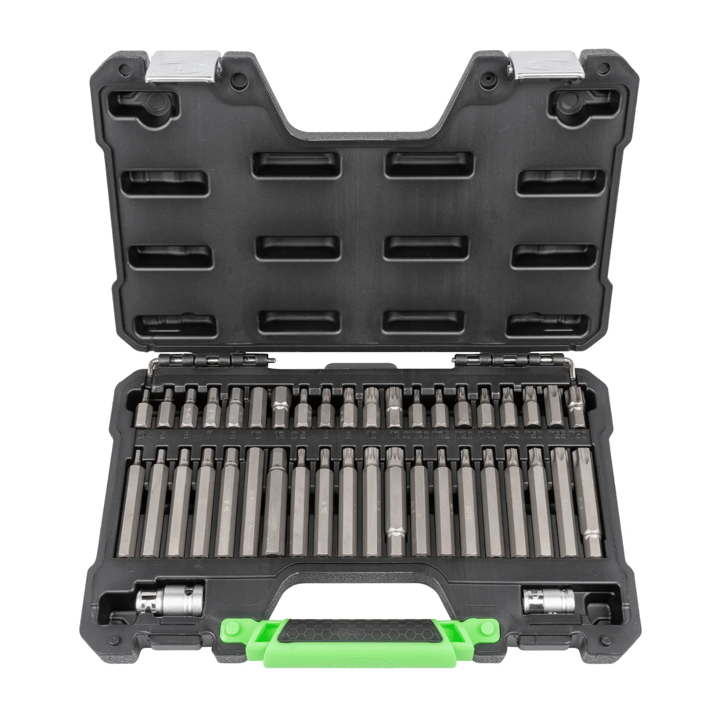 Caixa Ferramentas c/ 42 Pcs para Parafusos TORX 1/2" e 3/8" - JBM