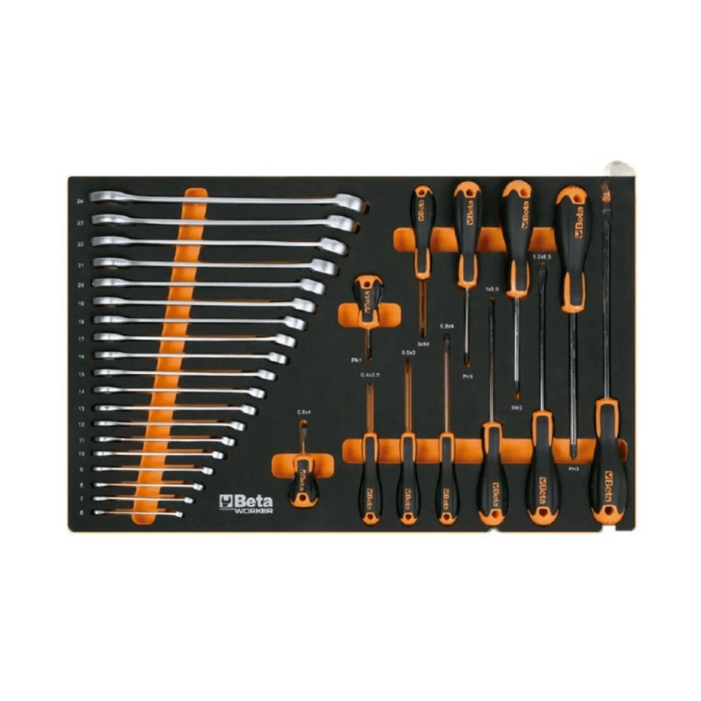Carro de Ferramentas Beta WORKER C24S 189 Peças Oferta Cadeira - 1
