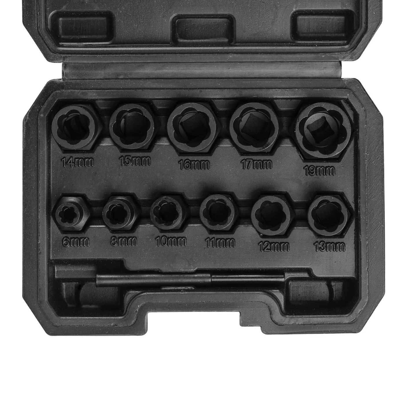 Jogo Chaves de Caixa 3/8" para Extração de Porcas 6-19MM 2