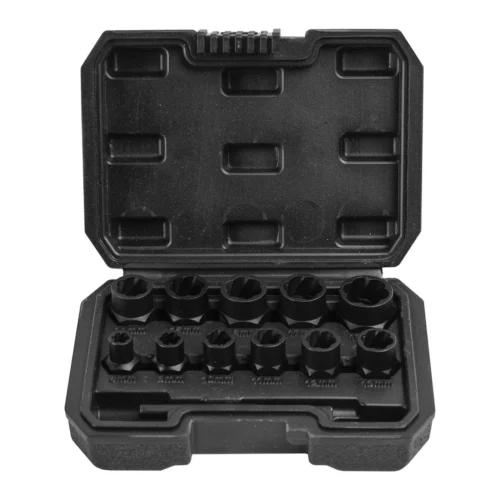 Jogo Chaves de Caixa 3/8" para Extração de Porcas 6-19MM