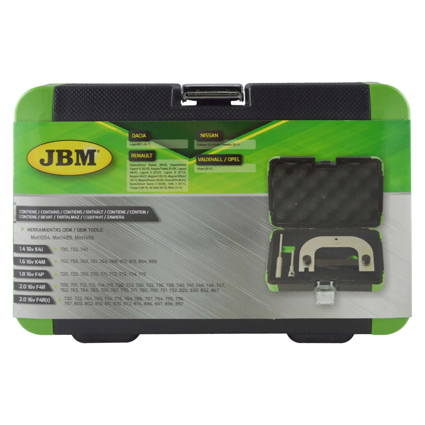 Kit de Bloqueio Renault 1,4_1,6_1,8_2,0 16V - JBM 2